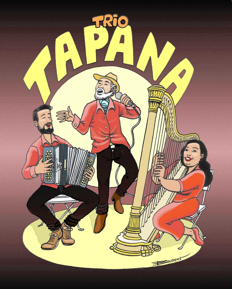Trio TAPANA affiche couleur