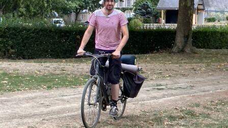 Pamphile et son vélo
