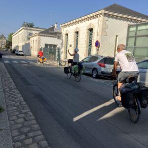 Les vélos partent de la rue Général Margueritte