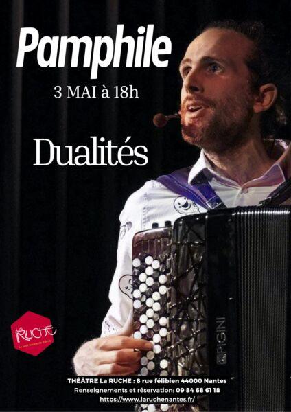 Affiche Dualités au théâtre la Ruche