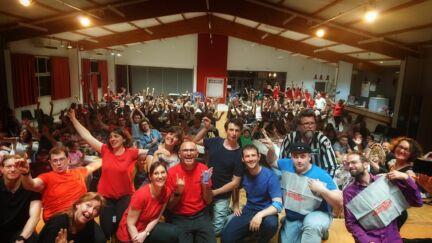 La troupe d'impro, Pamphile et le public