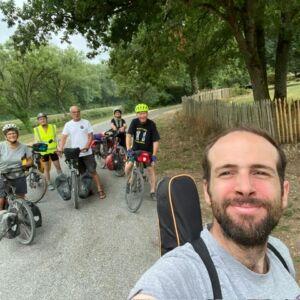 Les itivémistes en direction de Guipry-Messac