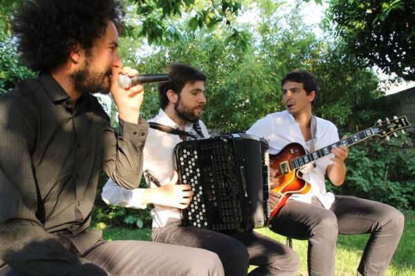 Le trio Kord'Accord' : Charlie, Pamphile et Rémi.