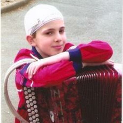 Pamphile en 2005 avec un bandage autour de la tête.