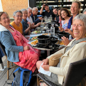 La tablée des itivémistes à l'apérock café.